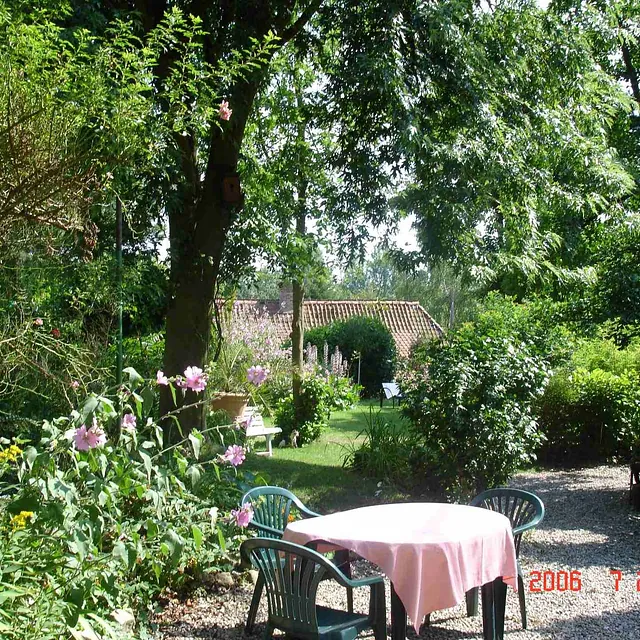 terrasse de l'hôtel